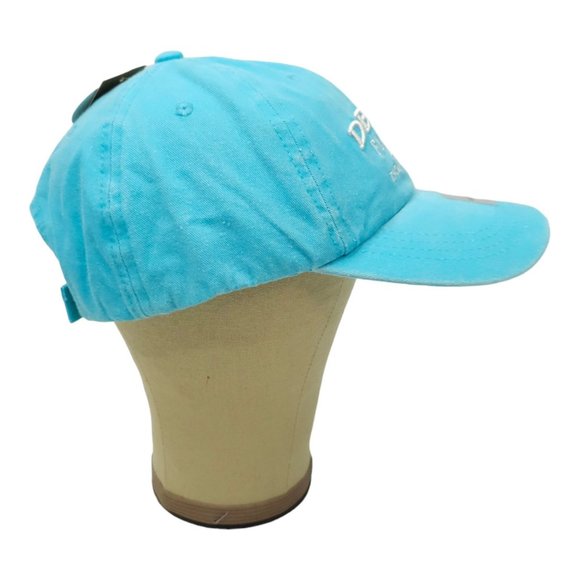 DK Embroidery Destin Florida Light Blue Strapback Cap 50+ UPF Baseball Hat NEW - Picture 11 of 13